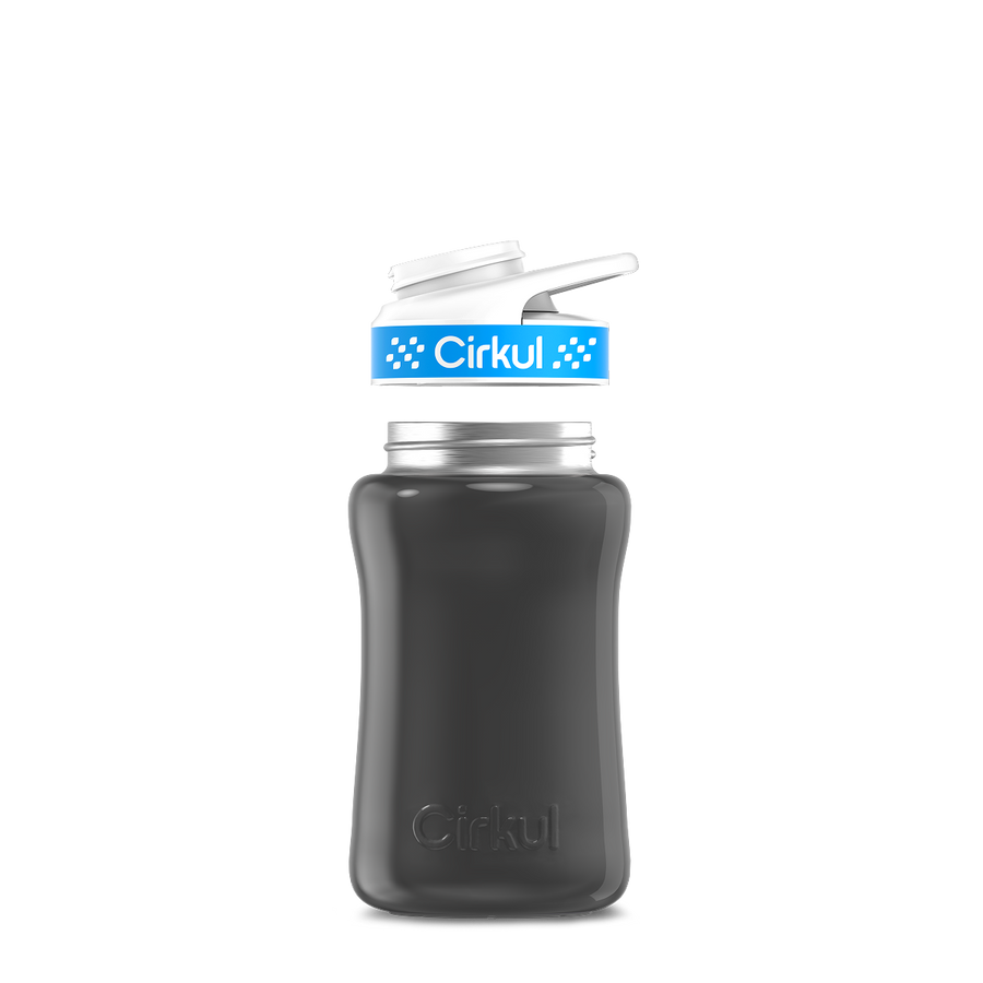 12oz. Stainless Steel Bottle & Comfort Grip Lid