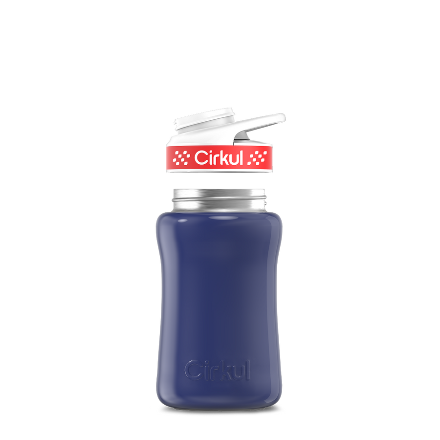 12oz. Stainless Steel Bottle & Comfort Grip Lid
